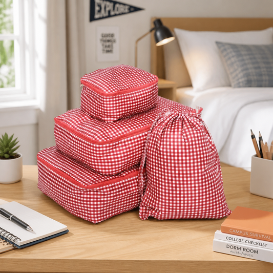 Gingham Packing Cubes