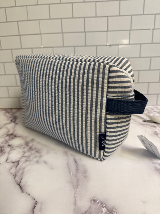 Seersucker Cosmetic Bag