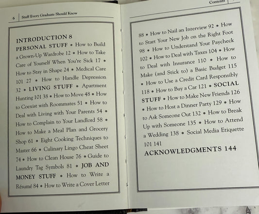 Stuff Every Graduate Should Know Book by Alyssa Favreau