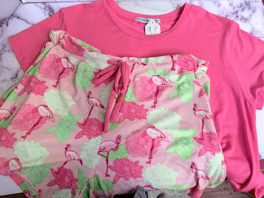 Flamingo Pj Set size large